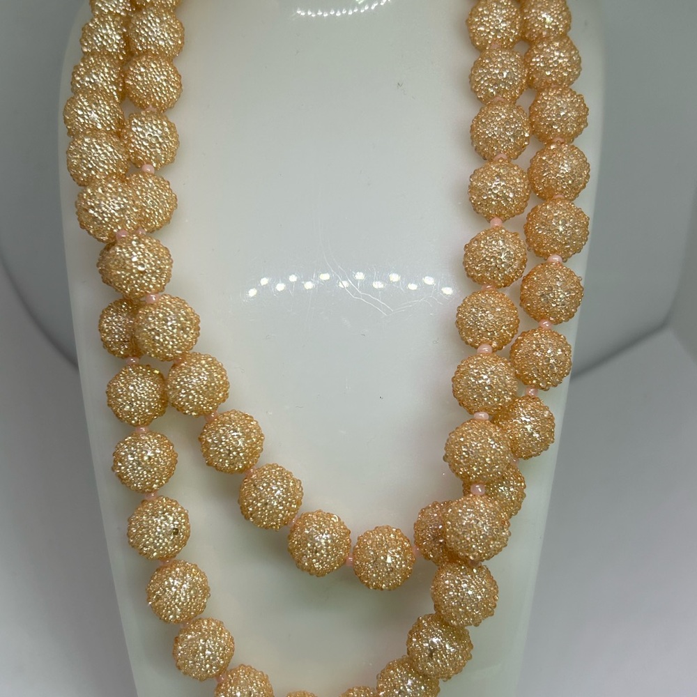 Elegant Gold Beaded Necklace